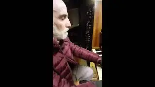 beppe animosi su organo Serassi del 1850 a San Vittore di Missaglia prova generale