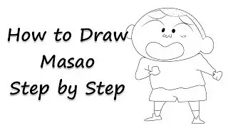 How to Draw Masao Step by Step - by Laor Arts