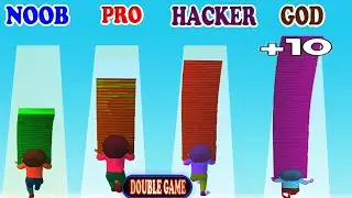 NOOBvsPROvsHACKERvsGOD in Shortcut Run vs Shortcut Runner 3D - Which game do you like?