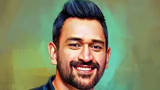 Oil Painting Digital art Photoshop Tutorials | MS Dhoni | Artisa 23
