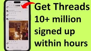 How To Get Threads