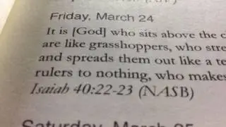 Isaiah 40:22-23