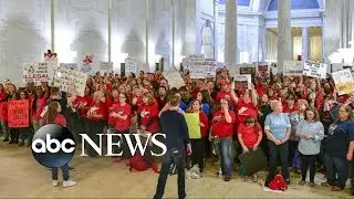 'We'll stay out as long as we need to': West Virginia teachers