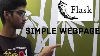 How to make simple webpage by Flask in 5 mins.