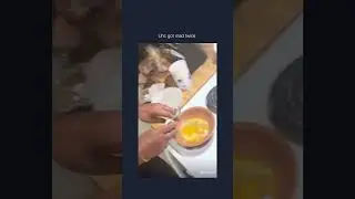 Uncle Cracking an eggs with an spoon 🥄 #meme #uncle #egg #cooking #uncleruckus
