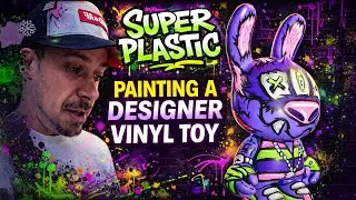 Super Plastic! Janky Designer Vinyl TOY! Unboxing and Painting @Pager.One