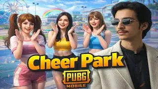 Cheer Park Fun 😍 | 3 Girls Emote Enjoy | PUBG Mobile