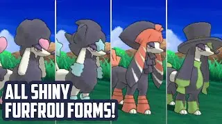 A SHINY PUPPER APPEARS! Live Shiny Furfrou Reaction + All 9 Trimmed Forms Pokemon Ultra Sun