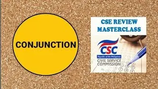 Civil Service Review in English - CONJUNCTION [Complete and Easy Lesson]