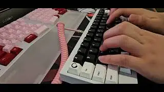 QK60 (UHMWPE Plate) with SW X CS Ghost Dragon Switches [GMK, case foam]