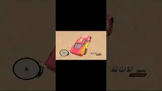Cars the video game 2006 баг выход за текстуры луиджи и маквином #shorts #баги #багивиграх