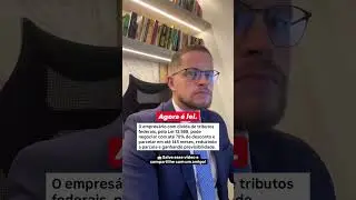 Agora &eacute; lei. O empres&aacute;rio com d&iacute;vida de tributos federais. #shorts #receitafederal
