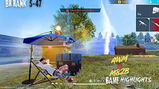 Sniper Alert Free Fire M82B + AWM Gameplay | BR Rank Gameplay Highlights🔥#dbgaming57 #freefirevideos