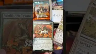 Outlaws of Thunder Junction Vaultborn Tyrant Big Score Pack Opening (with prices)