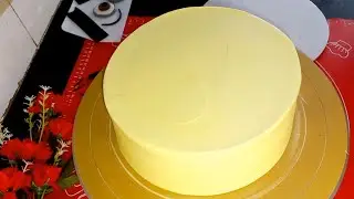 Minions cake Frosting|| Mango flavour cake #yummy #birthday #cake #easy #chocolate #decoration