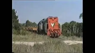 Rail Recovery Trains Fish Creek Area South Gippsland Railway 1994