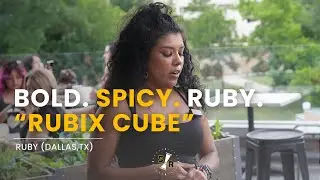 &ldquo;Rubik&rsquo;s Cube&rdquo; &ndash; Bold Hibiscus & Habanero Cocktail by Ruby | SpeedRailz Dallas Craft Presentation