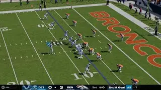 Madden NFL 25 Gameplay Denver Broncos vs Detroit Lions