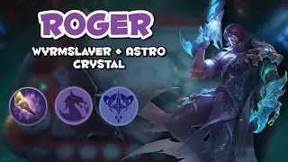 6HP COMEBACK WITH ROGER ASTRO + WYRMSLAYER IN MAGIC CHESS | MOBILE LEGENDS