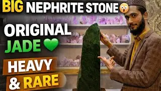 Rare Big Nephrite Stone Natural Green Jade Stone | Heavy & Original #unfrezzmyaccount #1millionviews