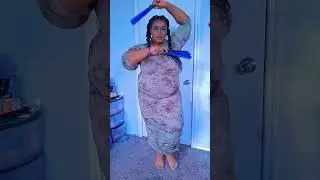 FLAWLESS VICTORY 💙🖤 #contentcreator #plussizemodel #blackcosplay #kitanawins #houstonmodel
