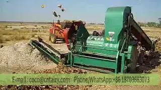 Sunflower thresher