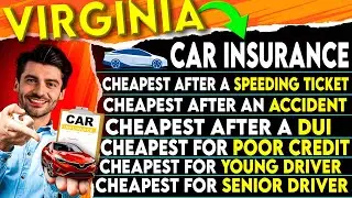 🤑 Only $34/Month! Cheapest & Top Rated Car Insurance in Virginia 🚗 | After 30 Hours of Research 🧐