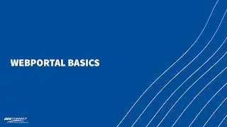 WebPortal Basics