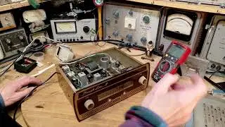 British Leak Trough-Line 2 FM Tuner Video #2 - Power Supply Hum