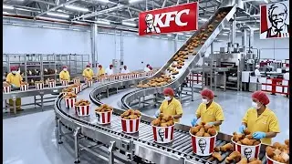 How KFC’s Chicken Is Made in a Modern Factory (Full Process) – Inside the KFC Factory | ProcessHub