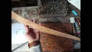 Making  a custom leather gun sling by AdrianFodeaLeather