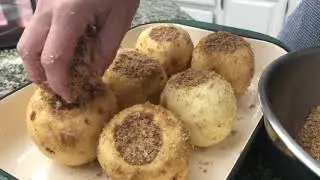 FAMOUS BAKED APPLE RECIPE / stuffed with walnuts