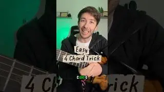 How to play a 4chord trick!This tip will unlock fun songs for beginners. #guitartutorial #Easyguitar
