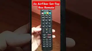 Jio Airfiber Set-Top Box Remote | Jio Remote | Jio Fiber | Jio AirFiber #jio #jiofiber #jioairfiber