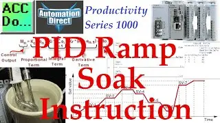 Productivity 1000 Series PLC PID Ramp Soak Programming!