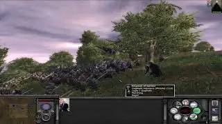 Nazgul vs Boromir Fight! Lord of the Rings Total War Medieval II Mod Divide and Conquer