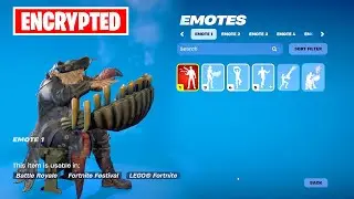 ENCRYPTED Davy Jones Emote & All New Leaked Emotes - Fortnite x Pirates of the Carribean