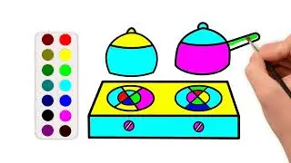 How to Draw Lipstick | a Gas kit | a ice cream | for kids |