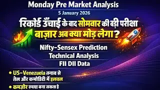 Pre Market 5 Jan: Nifty Bank Nifty Sensex outlook, Venezuela tension, record highs के बीच caution