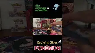 Pok&eacute;mon pack #pok&eacute;mon #pok&eacute;montcg #pok&eacute;moncommunity #pokemoncards #pokemonpack #evolvingskies #fypシ