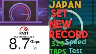 319 Tbps Speed Test Result | Japan Set New World Record #Shorts