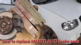 how to replace Maruti alto brake pads