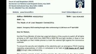 Load Shedding at 9 Pm | 5April | Grid Reliability | POSOCO-NLDC |SLDC | Covid19 | JaiHind