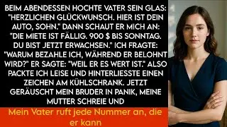 Mein Bruder bekam ein Auto, ich eine Rechnung – ich ging still, ließ nur eine Nachricht...