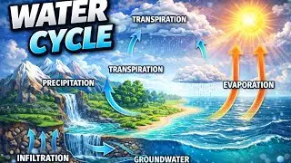 Water Cycle | How Water Moves Around the Earth 🌍💧 Cycle