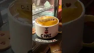 chai themed cake #chaicake #chai #cakeforchailover #chai