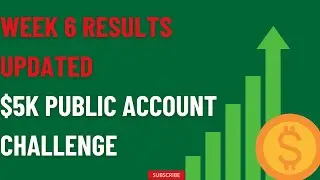 Make Money Online| Week 6 Results| The Syndicate 5k Challenge