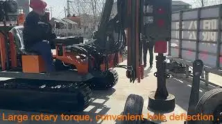 Guardrail Pile Driver Machine Hydraulic Static Pile Driver Vibration Hammer Pile Drilling Rig