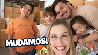 UM DIA DE MUDAN&Ccedil;A EM FAM&Iacute;LIA! 🏠