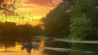 Wayne NJ Fire Dept Co 2, 5 and Wayne EMS boats on a recovery operation in the Passaic River